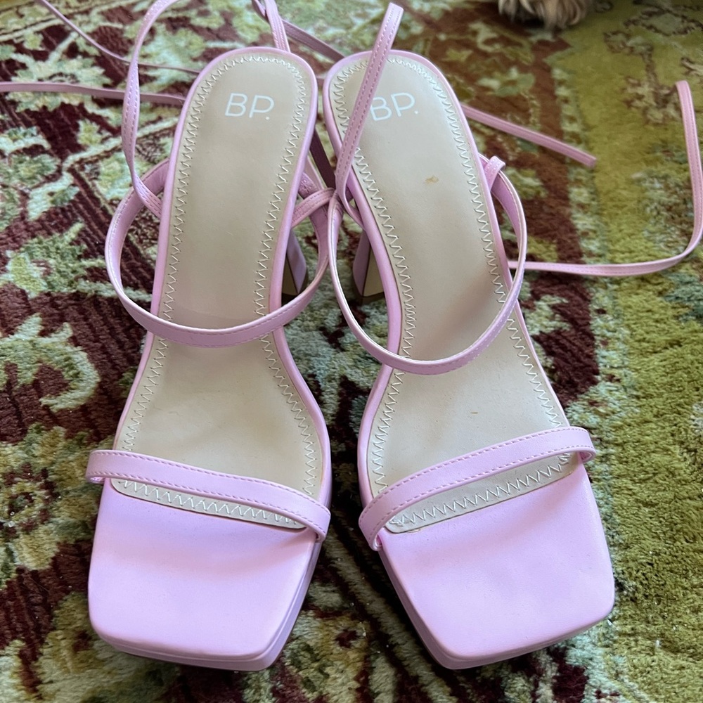 BP Pink Strappy Sandals